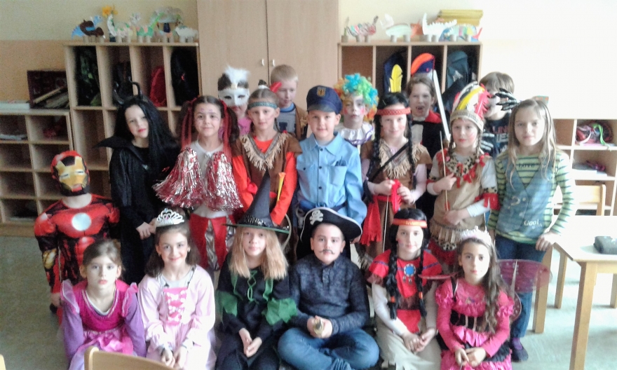 Pustni torek, 2. razred