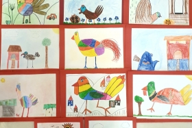 Ilustracija zgodbe Puran Peter