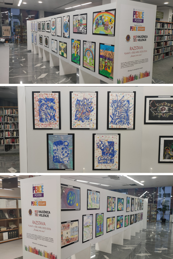 Plakat in esej miru »Skupaj smo eno«