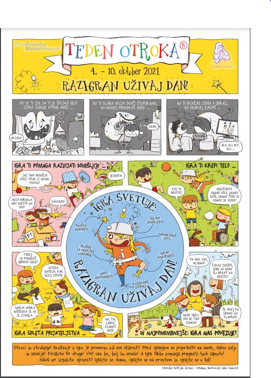 Teden otroka 2021: RAZIGRAN UŽIVAJ DAN