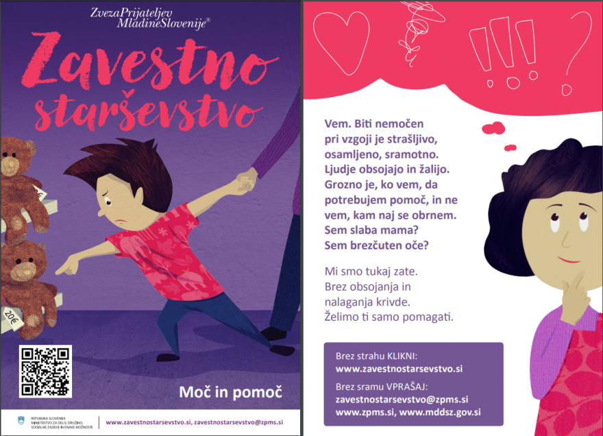 Zavestno starševstvo - Projekt ZPMS