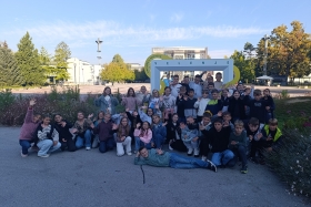 SPREJEM PRI ŽUPANU IN SPREHOD SKOZI MESTO